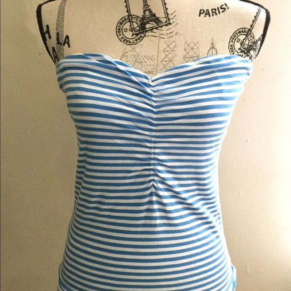 H&M Women Tube Top Strapless Set Of 3 Small - Med Pink Blue Orange Stripe - Picture 11 of 11